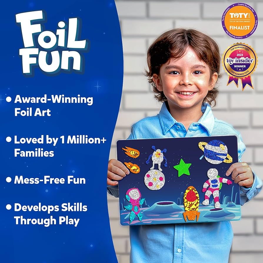 Foil Fun　Skillmatics アメリカ製 Amazon.com: Skillmatics Foil Fun - Space, No Mess Art for